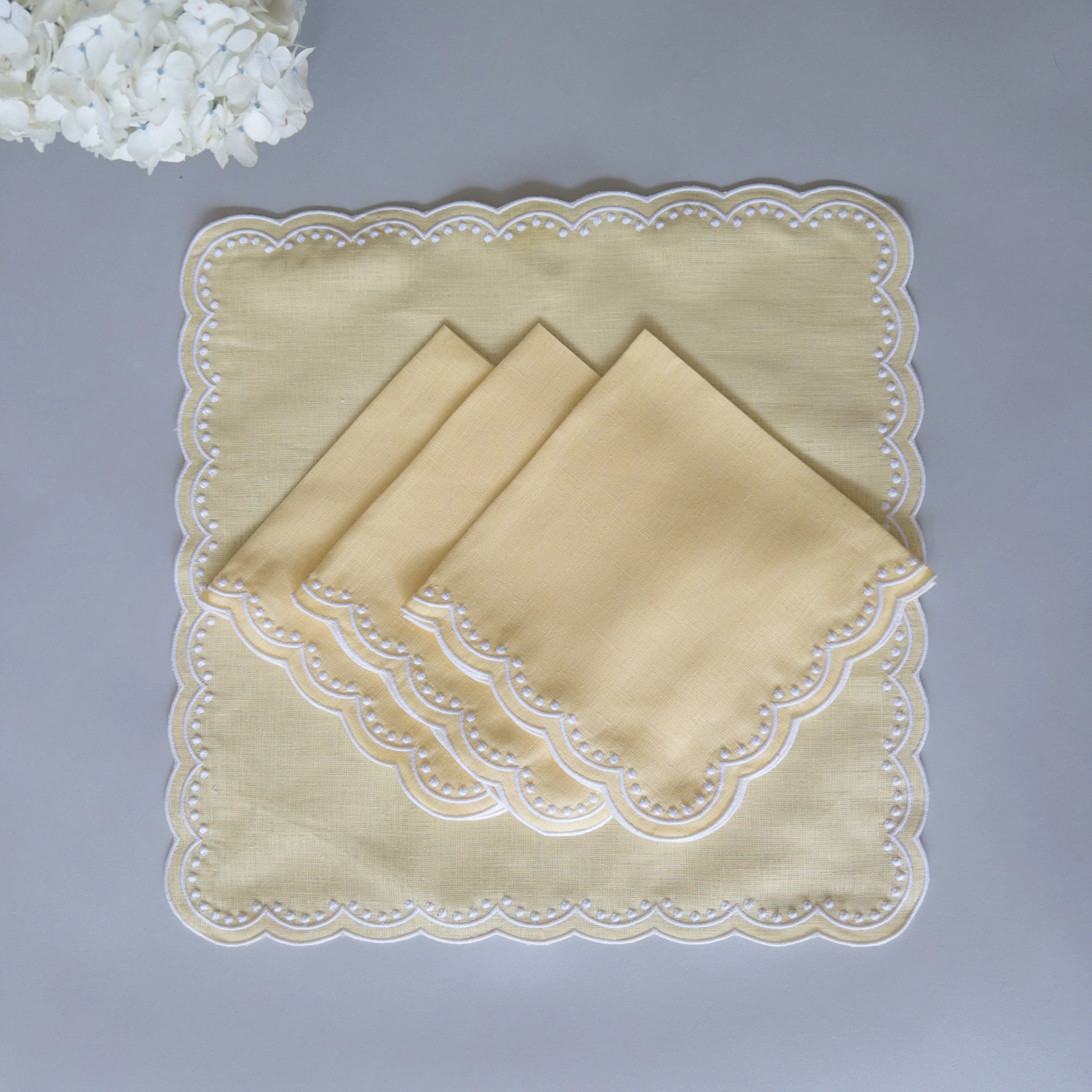 CANARY YELLOW LINEN NAPKIN