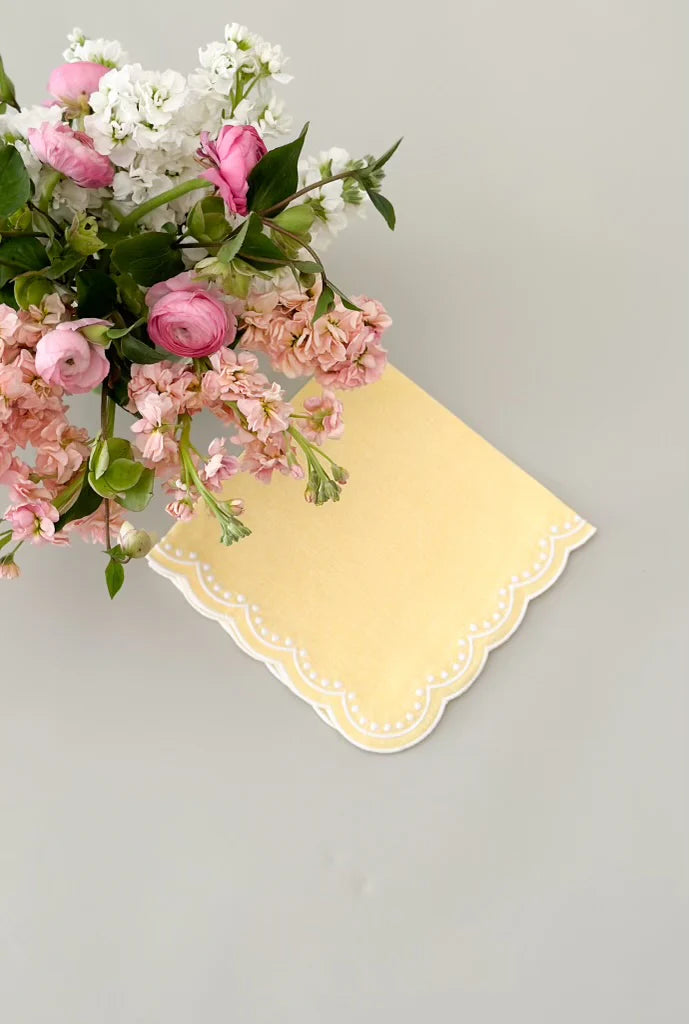 CANARY YELLOW LINEN NAPKIN