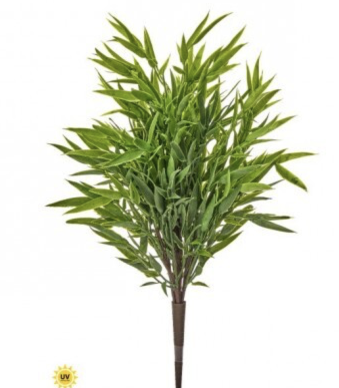 19" BAMBOO FERN BUSH