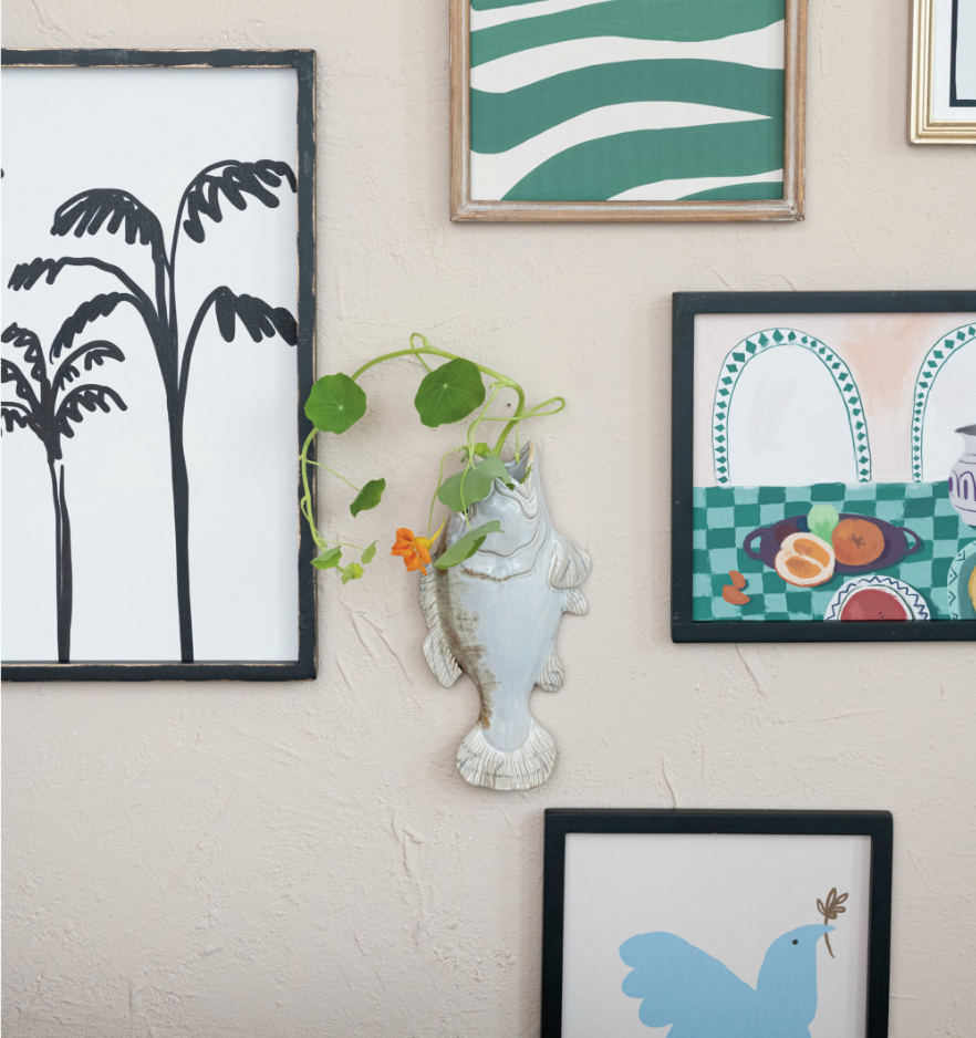 FISH WALL VASE