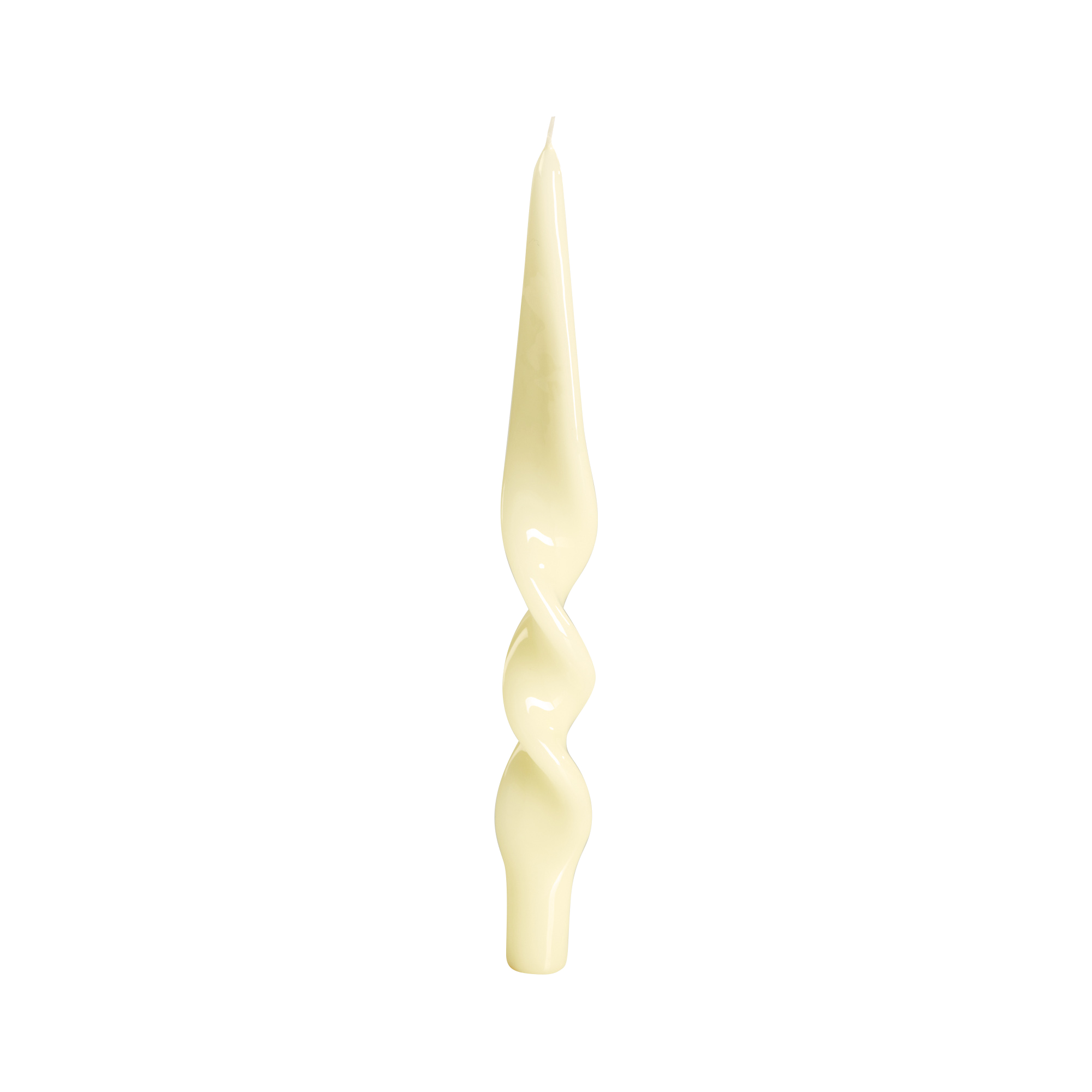 Cream Twist Candle